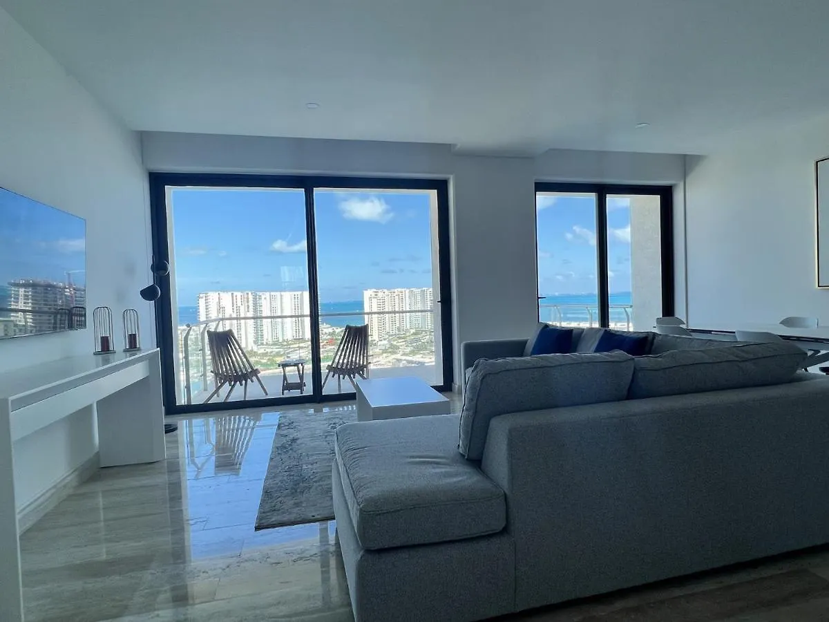 Top Floor, Amazing Sea View In Puerto カンクン メキシコ