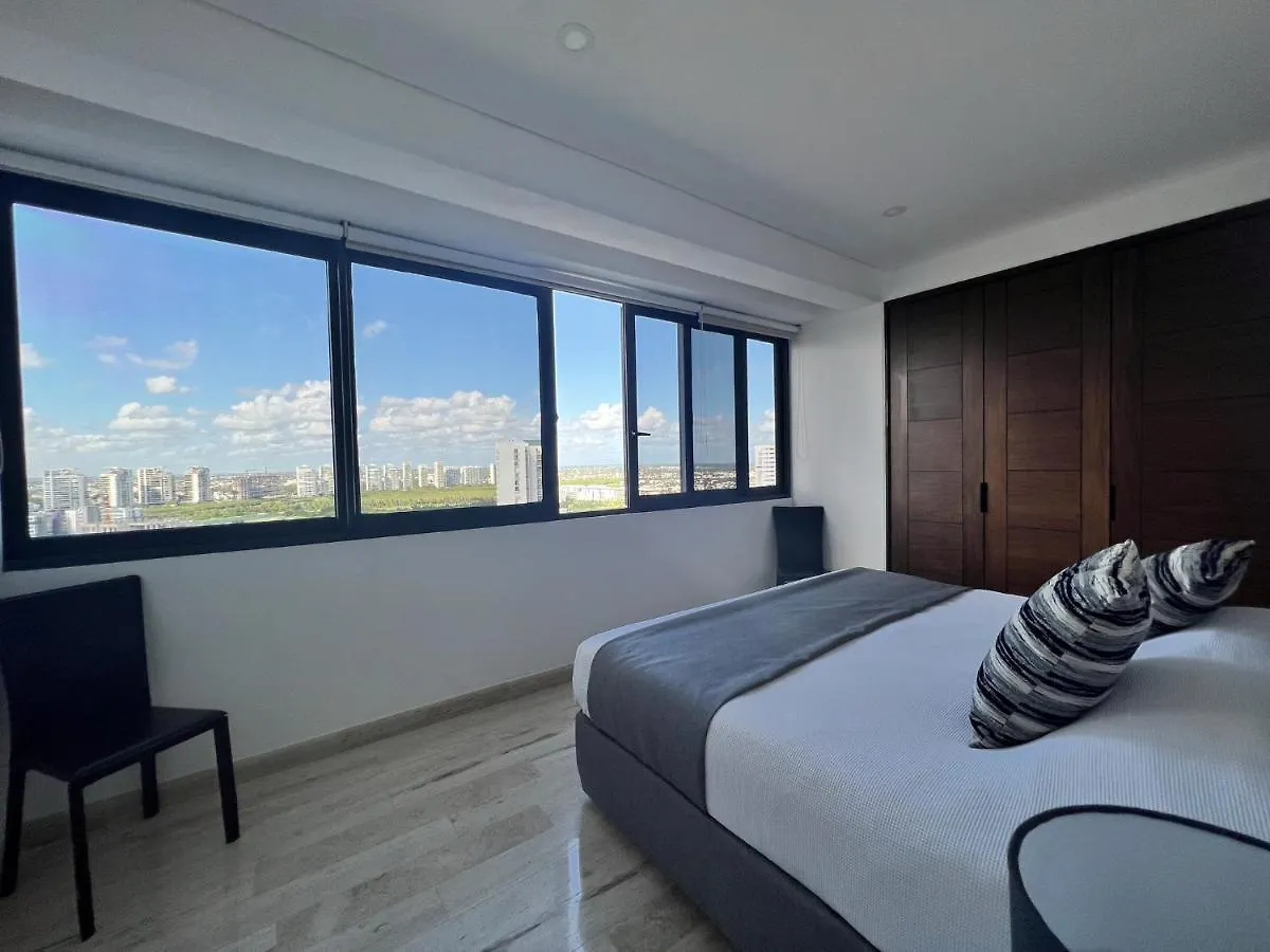 アパート Top Floor, Amazing Sea View In Puerto カンクン